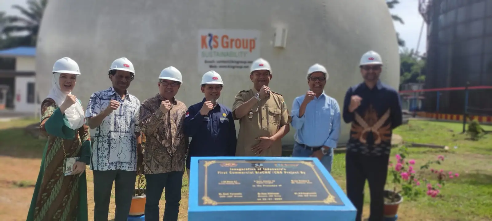 Peresmian Perusahaan BioCNG Peresmian Perusahaan BioCNG